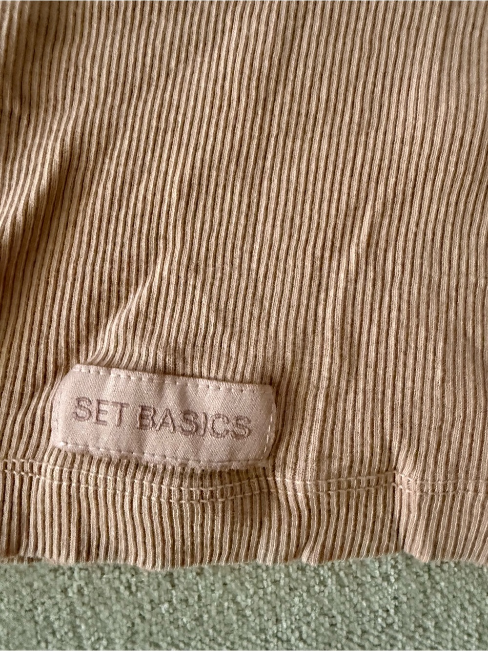 SET Active Ribbed Racerback Tank - Dusty Pink - Picture 3 of 4